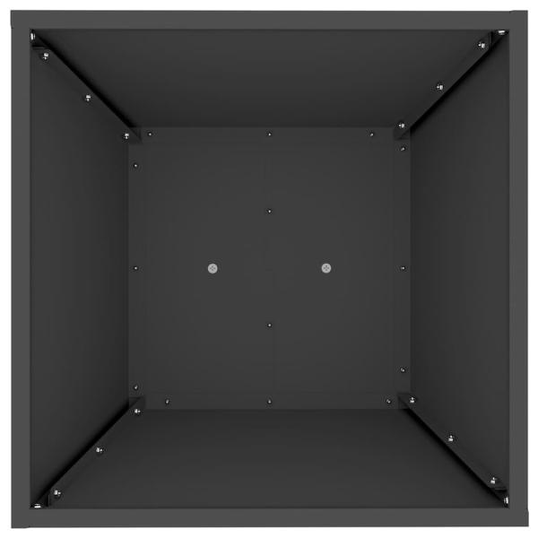 Pflanzenständer Schwarz Metall 40 x 40 x 101 cm