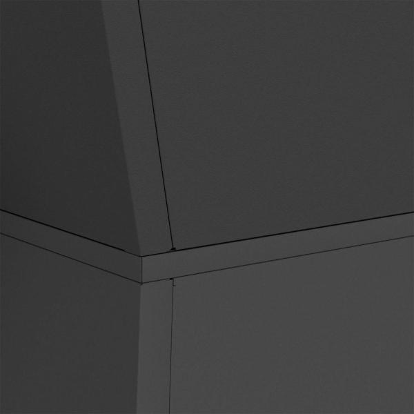 Pflanzenständer Schwarz Metall 40 x 40 x 101 cm