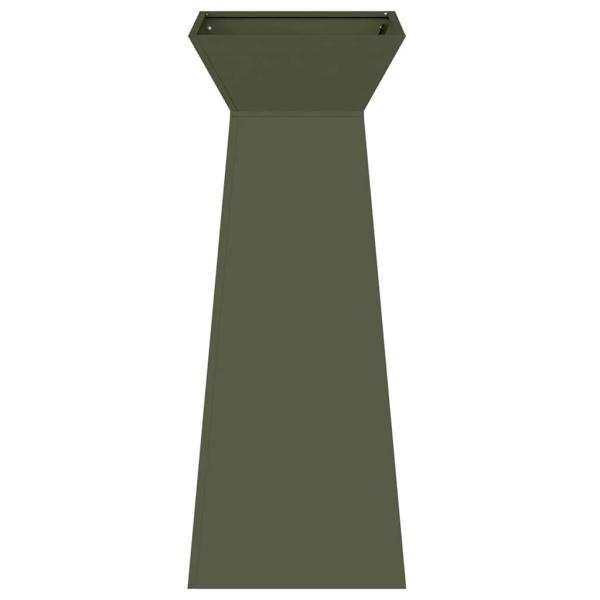 Pflanzenständer Olivgrün Metall 40 x 40 x 101 cm Pflanzen