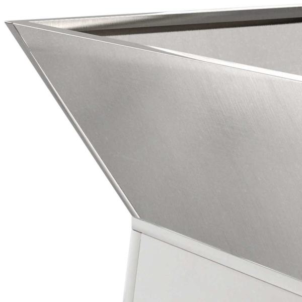 Pflanzenständer-Set Edelstahl 40 x 40 x 101 cm Dekorative Intarsien