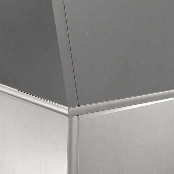 Pflanzenständer-Set Edelstahl 40 x 40 x 101 cm Dekorative Intarsien