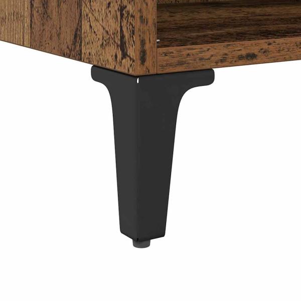 Rustikale Unterhaltungseinheit Altes Holz Spanplatte Mittel