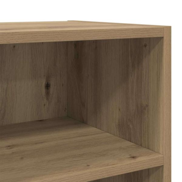 TV Stand Artisan Eiche Verleimtes Holz, Metall Mittel TV Stand