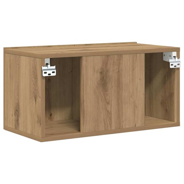 TV-Schrank Set Artisan Eiche Holzwerkstoff TV-Schrank Rechteckig