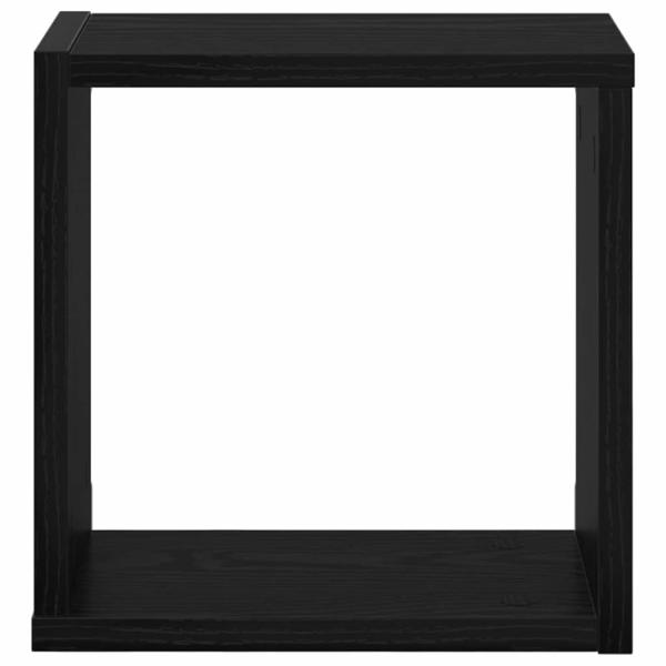 Wandregale Schwarz-Eiche MDF 26 x 15 x 26 cm Wandregale