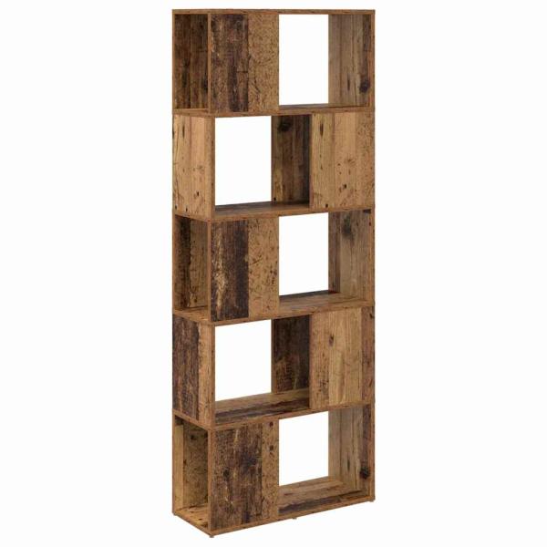 TV Stand Verwittertes Holz Holzwerkstoff 60 x 24 x 155 cm