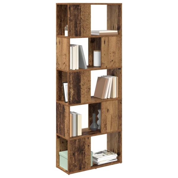 TV Stand Verwittertes Holz Holzwerkstoff 60 x 24 x 155 cm