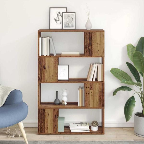 ARDEBO.de - Regal Altes Holz Holzwerkstoff 80 x 24 x 124 cm Regale Regal