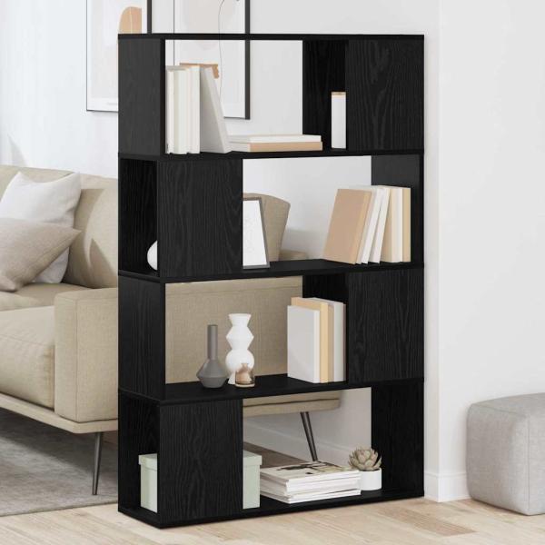 Unterhaltungszentrum Schwarze Eiche Holzwerkstoff 80 x 24 x 124 cm