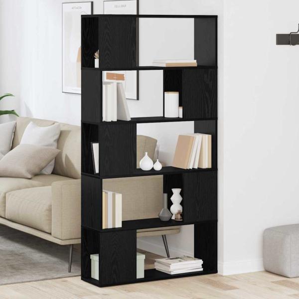 Regal Schwarze Eiche Holzwerkstoff Mittel Regal Rechteckig