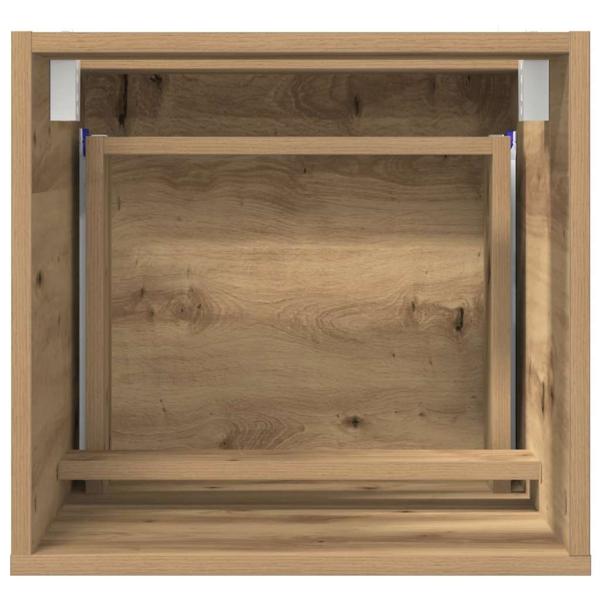 Badezimmer Aufbewahrungsschrank Eiche MDF Mittel Aufbewahrung
