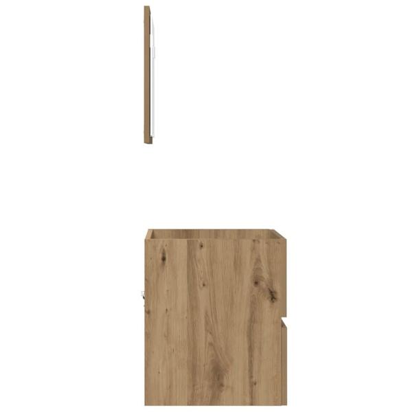 Badezimmer Aufbewahrungsschrank Eiche MDF Mittel Aufbewahrung