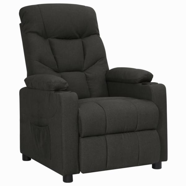 ARDEBO.de - Relaxsessel Schwarz Stoff