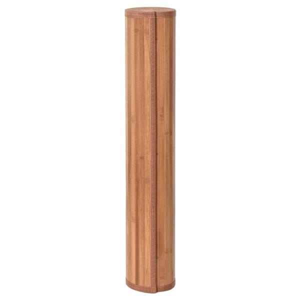 Teppich Quadratisch Natur 100x100 cm Bambus