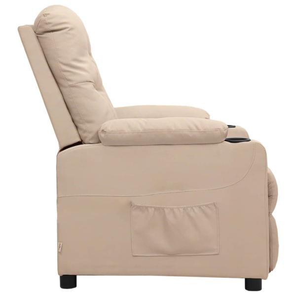 Relaxsessel Creme Stoff