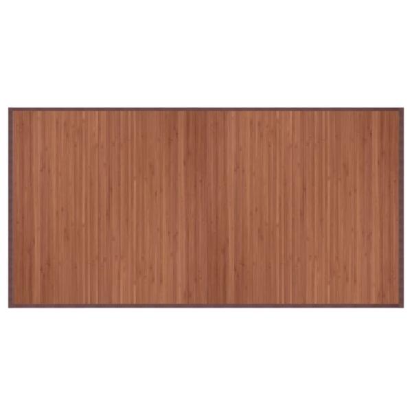 Teppich Rechteckig Braun 100x200 cm Bambus