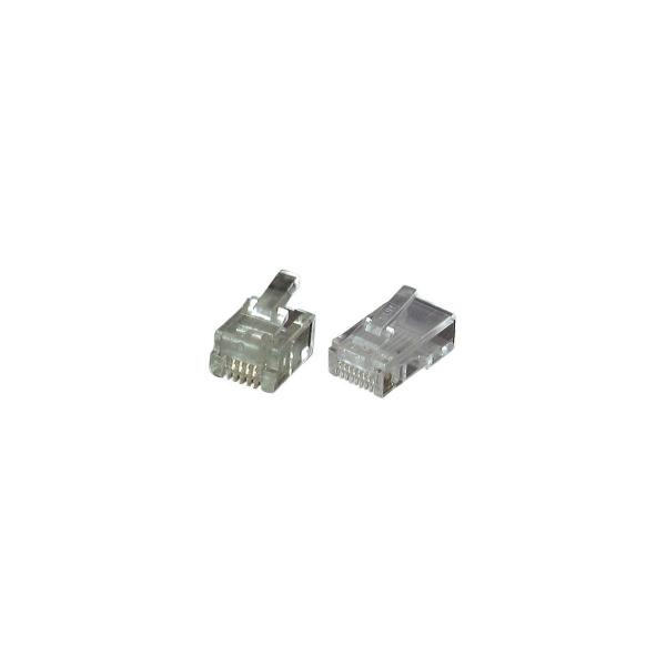 ARDEBO.de EFB-Elektronik Modular-Stecker RJ10 UTP, E-MO 4/4 SF, 100 Stück (37512.1-100)