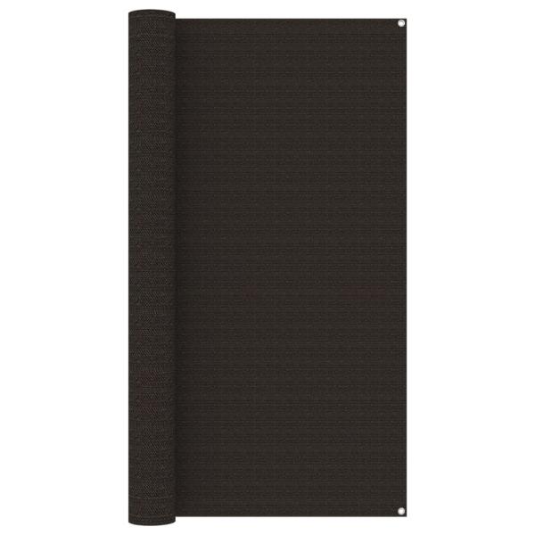 Zeltteppich 200x200 cm Braun