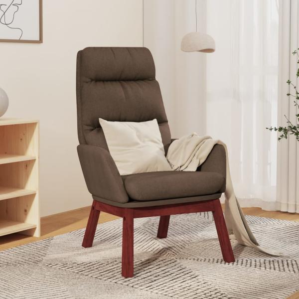 ARDEBO.de - Relaxsessel Taupe Stoff