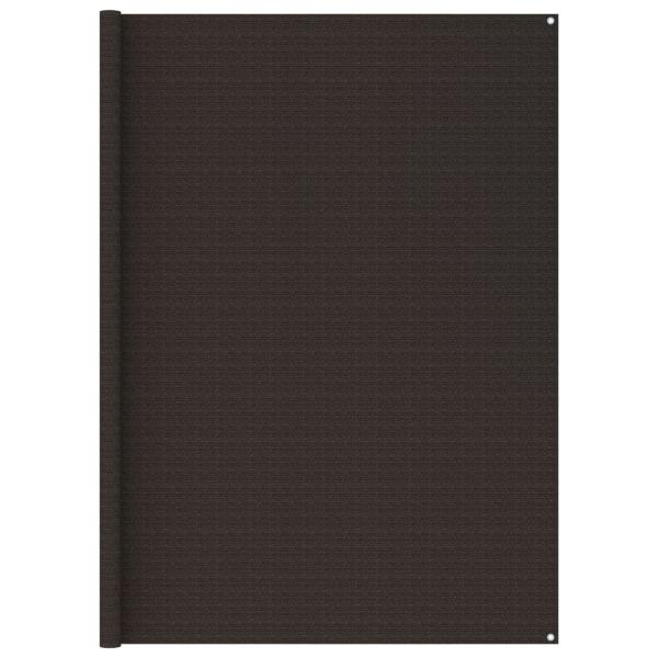 Zeltteppich 250x200 cm Braun