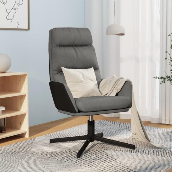 ARDEBO.de - Relaxsessel Hellgrau Stoff