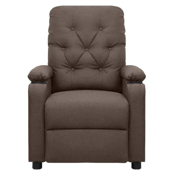 Massagesessel Braun Stoff