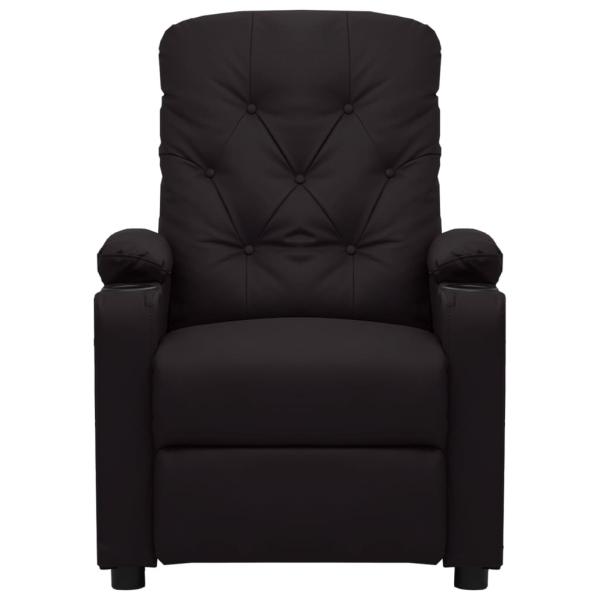 Massagesessel Elektrisch Schwarz Kunstleder