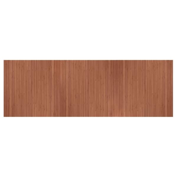 Teppich Rechteckig Braun 100x300 cm Bambus