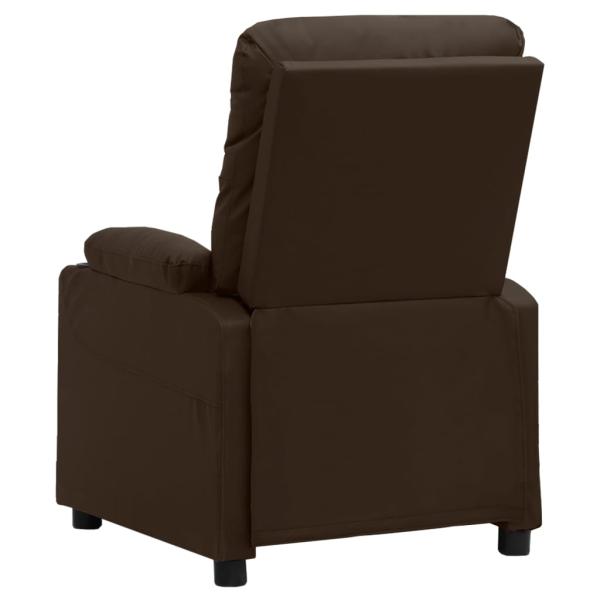 Massagesessel Braun Kunstleder