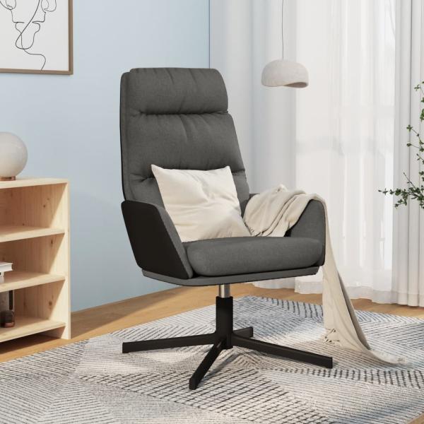 ARDEBO.de - Relaxsessel Dunkelgrau Stoff