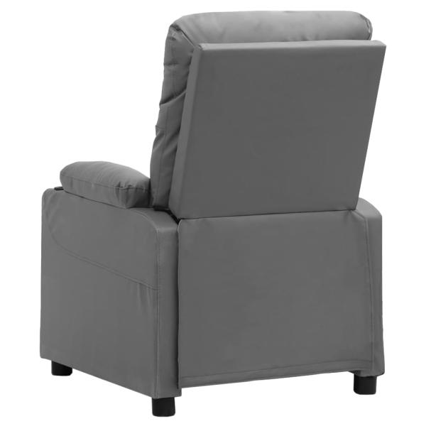 Relaxsessel Grau Kunstleder