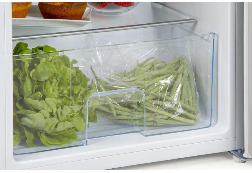 DOMO DO91123 Stand Kühlschrank ohne Gefrierfach, 55,5 cm breit, 134 L, Superkühlfunktion, LED-Display, weiß