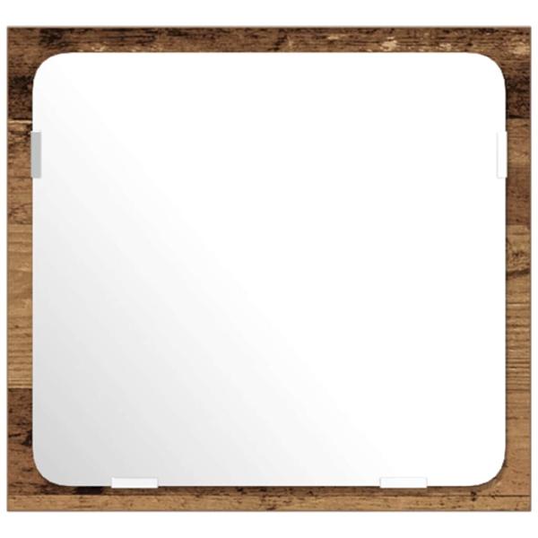 3-teiliges Badezimmermöbel Set aus altem Holz