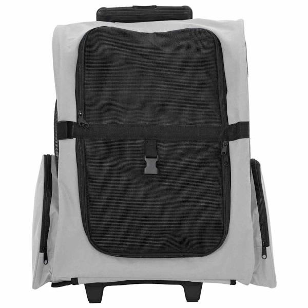 Trolley für Haustiere 3-in-1 Grau 48x32x57 cm cm Oxford-Gewebe