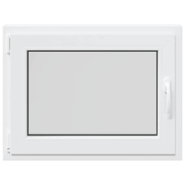 Kellerfenster "RISOR" 80x50 cm Drehkipp DIN Links Weiß