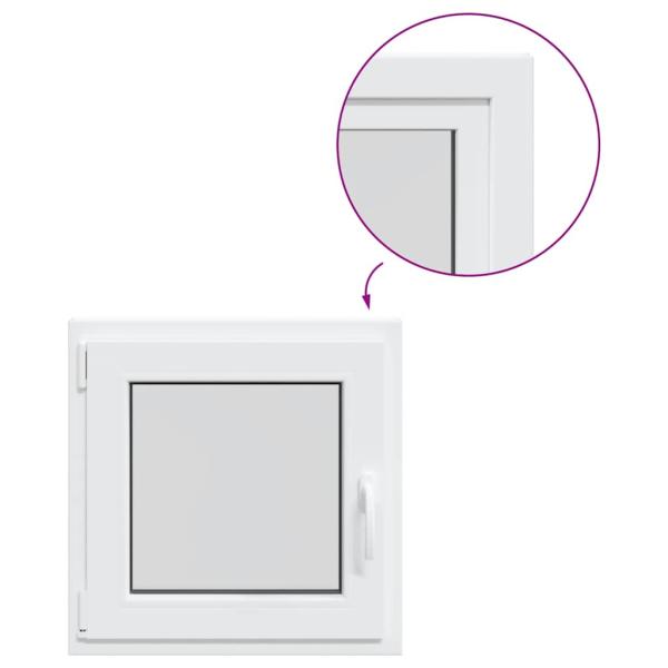 Kellerfenster "RISOR" 50x50 cm Drehkipp DIN Links Weiß