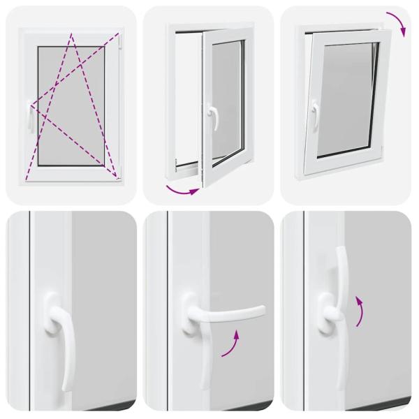 Kellerfenster "RISOR" 60x100 cm Drehkipp DIN Rechts Weiß