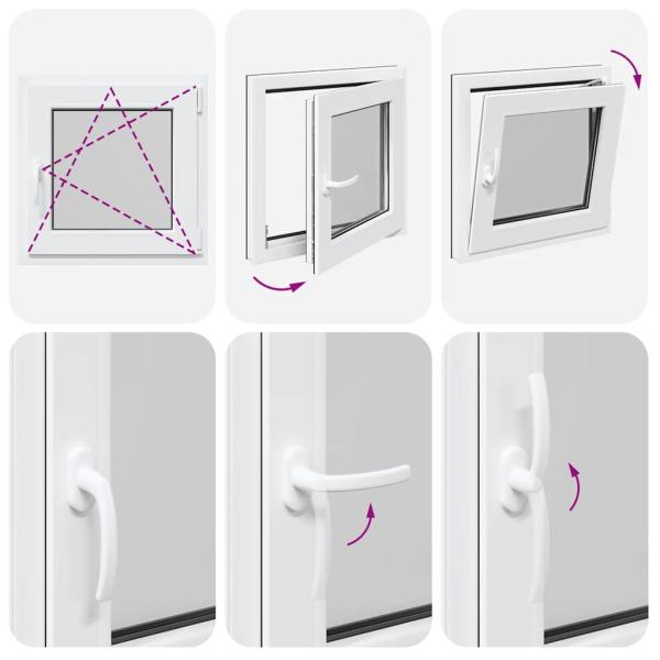 Kellerfenster "RISOR" 50x50 cm Drehkipp DIN Rechts Anthrazit