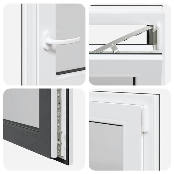 Kellerfenster "RISOR" 50x50 cm Drehkipp DIN Rechts Anthrazit