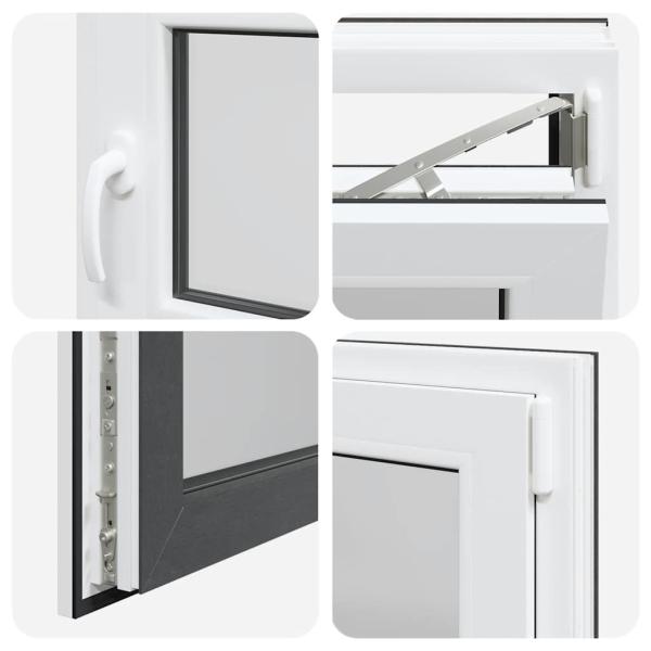 Kellerfenster "RISOR" 50x50 cm Drehkipp DIN Rechts Anthrazit