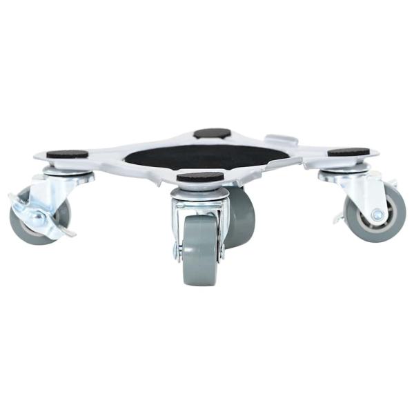 Möbelrollen 4 Stk. mit Heber 15,5x15,5x5,5 cm Stahl 1000 kg