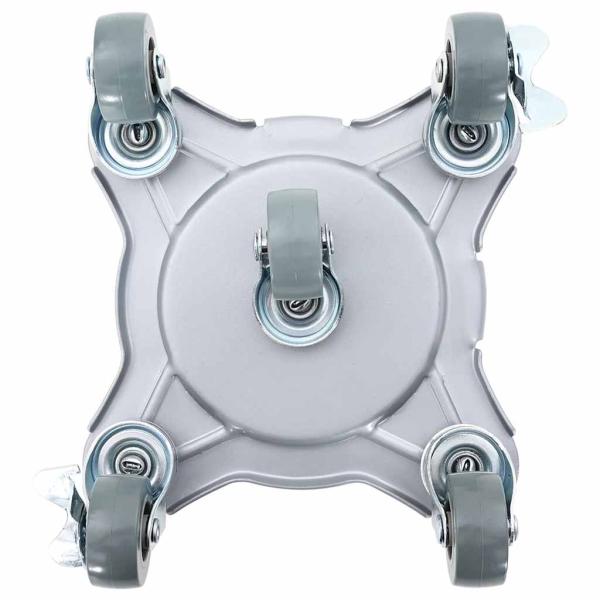 Möbelrollen 4 Stk. mit Heber 15,5x15,5x5,5 cm Stahl 1000 kg