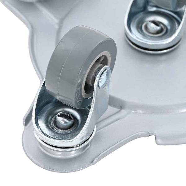 Möbelrollen 4 Stk. mit Heber 15,5x15,5x5,5 cm Stahl 1000 kg