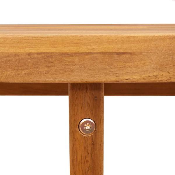 Garten-Beistelltisch Rund Ø70x75 cm Massivholz Akazie