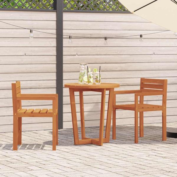 ARDEBO.de - Gartenstühle 2 Stk. 50x53x80 cm Massivholz Akazie