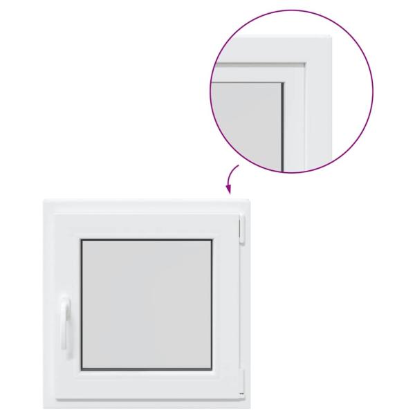 Kellerfenster "RISOR" 50x50 cm Drehkipp DIN Rechts Weiß