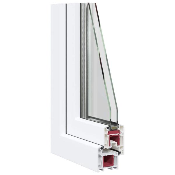 Kellerfenster "RISOR" 50x50 cm Drehkipp DIN Rechts Weiß