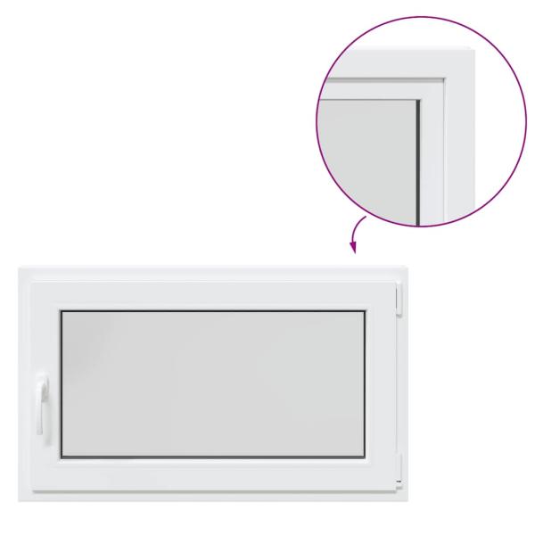 Kellerfenster "RISOR" 100x70 cm Drehkipp DIN Rechts Weiß
