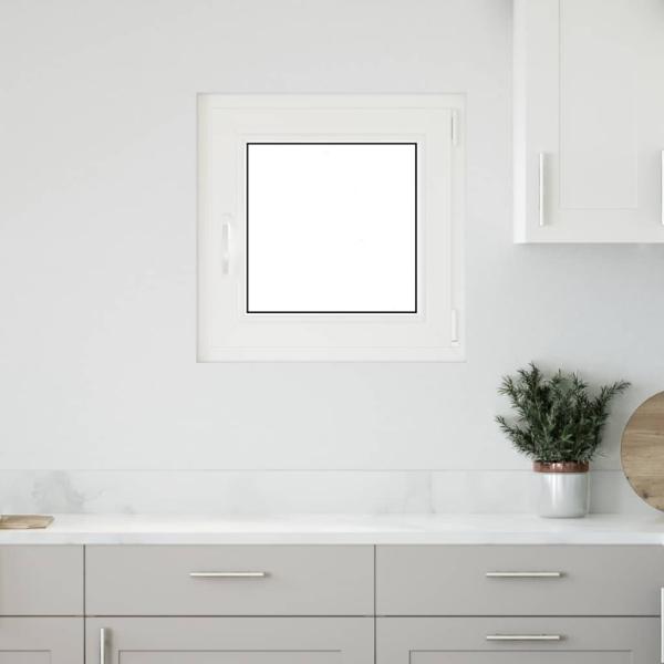 ARDEBO.de - Kellerfenster "RISOR" 50x50 cm Drehkipp DIN Rechts Weiß