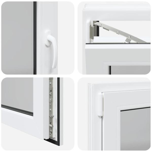 Kellerfenster "RISOR" 90x50 cm Drehkipp DIN Links Weiß